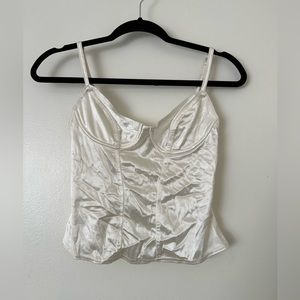 Ivory Bustier Top